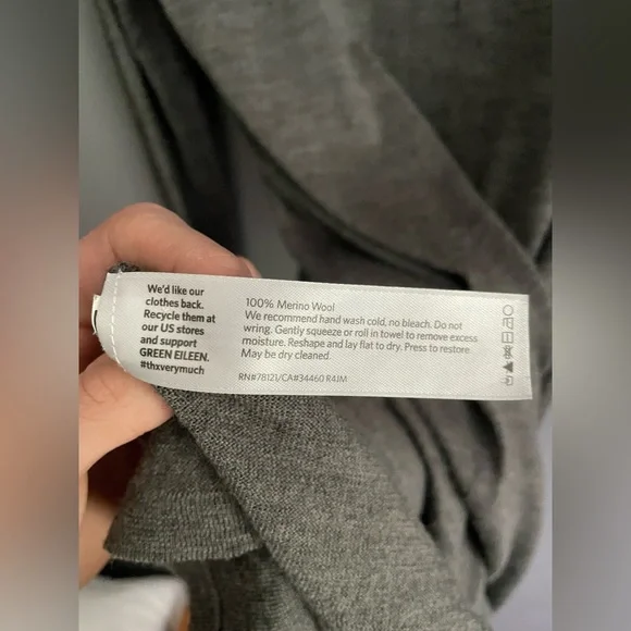 Eileen Fisher Merino Wool Dress Size XS - Picture 4 of 4